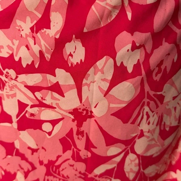 RIpSkirt Hawaii Orange and Red Wrap Skirt Size Medium - Picture 2 of 7